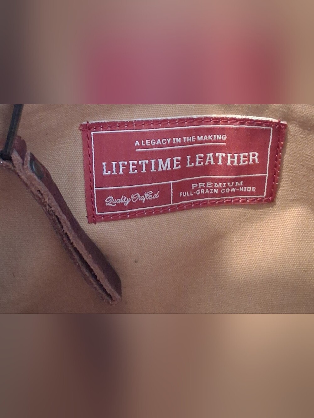 Duluth Lifetime Leather Burgundy Pebble Full-Grain Causal Crossbody Purse Bag - Picture 12 of 13